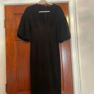 Black zara midi dress